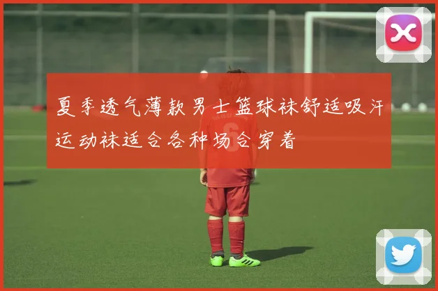 夏季透气薄款男士篮球袜舒适吸汗运动袜适合各种场合穿着